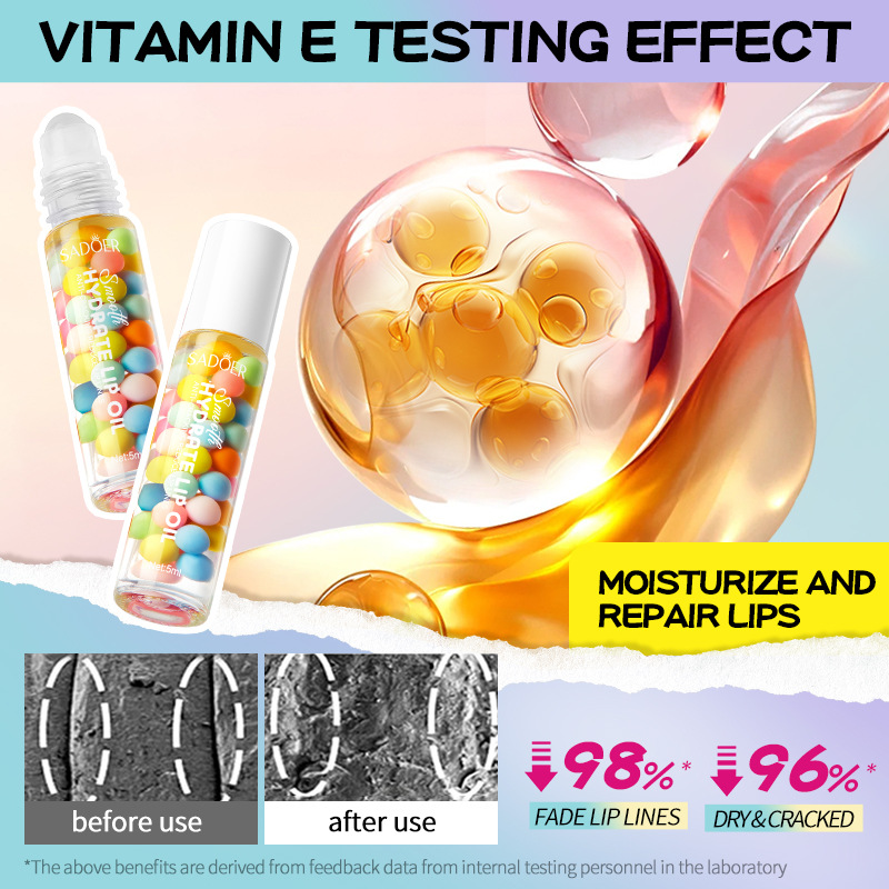 SADOER Macaron Anti-Cracking, Moisturizing and Repairing Lip Oil, Lip Care Lipstick cross-border export wholesale Application Scenario