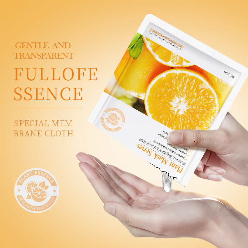 Cross-border wholesale of SADOER plant and fruit Facial mask for moisturizing and hydrating skin care details Picture