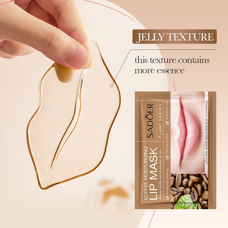 SADOER Coffee Moisturizing and Nourishing Lip Mask for dry autumn and winter cross-border export wholesale Application Scenario
