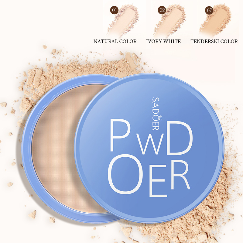 Cross-border wholesale of SADOER velvet soft honey flawless Powder compact for brightening skin tone, concealing and contouring cushion Item Picture