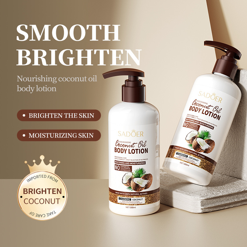 SADOER Coconut Moisturizing Body Lotion for Moisturizing and Nourishing Skin, cross-border export wholesale details Picture