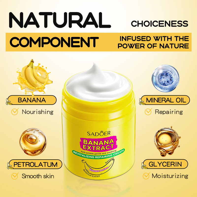 Full English SADOER Banana Skin Rejuvenation Anti-Wrinkle Cream, Moisturizing skin Care Cream, cross-border export wholesale details Picture