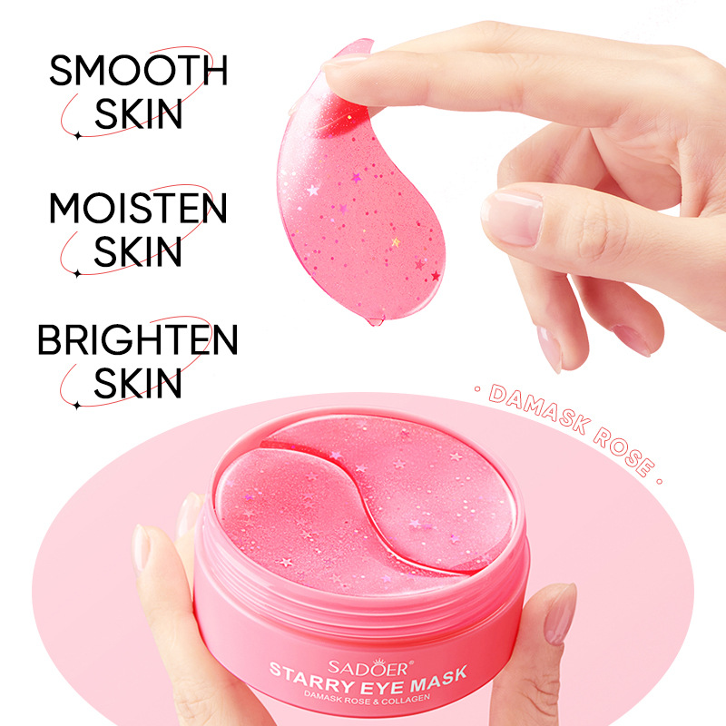 Cross-border wholesale of SADOER Rose Starry Sky Eye mask Eye Mask for eye care around the eyes Item Picture