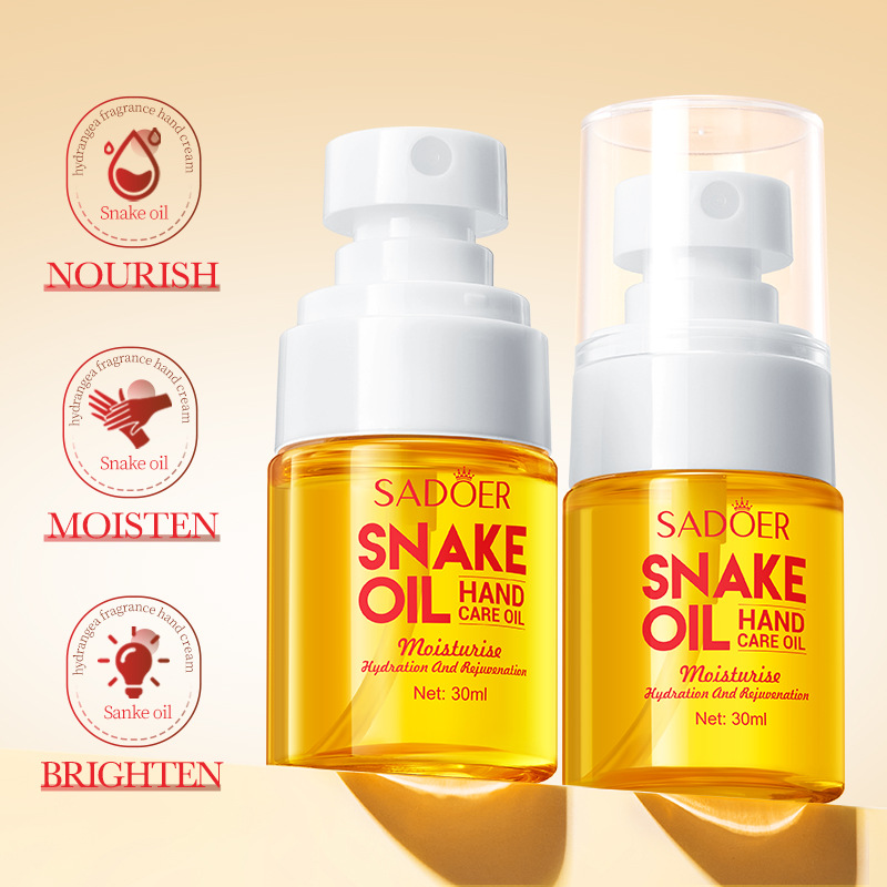 Cross-border export wholesale of SADOER Snake Oil Hand Cream for autumn and winter to prevent dryness and moisturize details Picture