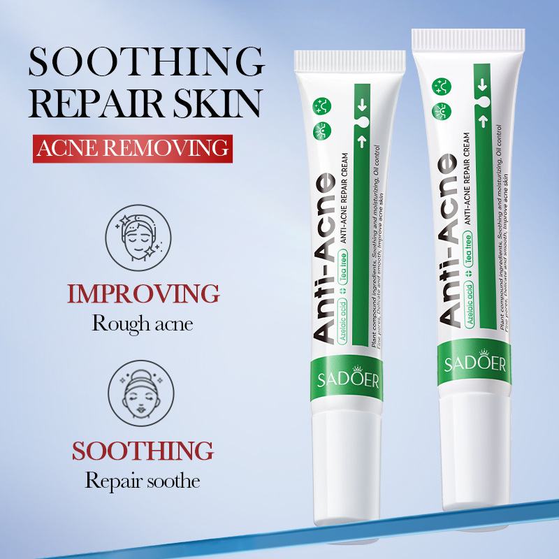 All-english SADOER Acne Repair Cream, Hydrating, Moisturizing and anti-acne Face cream, cross-border export wholesale details Picture