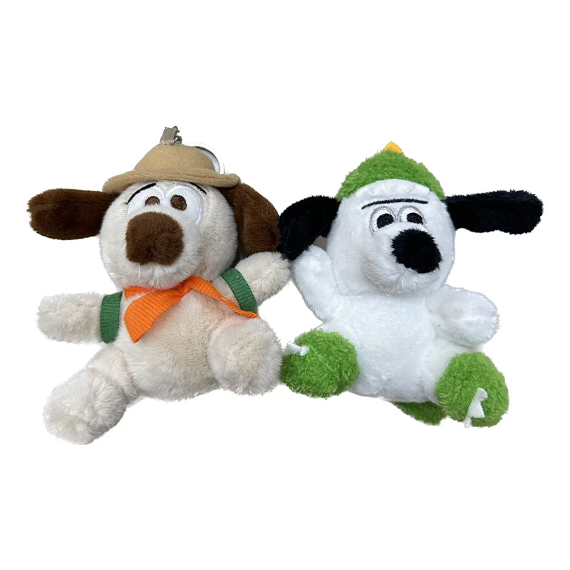 Hat Dog Personification Plush Toys, Cultural And Creative Souvenirs, Creative Dolls, Cartoon Peripheral Pendants, Plush Toy Pendants, Keychains, Cloth Puppet Pendants, Cute Decorative Gifts, Claw Machine Factory Direct Sales Item Picture