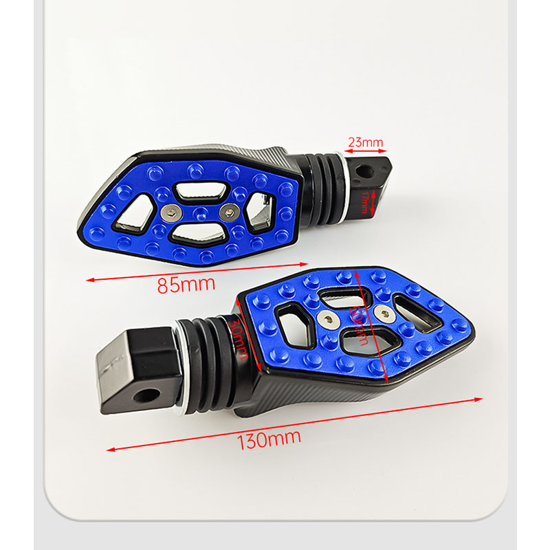 CNC aluminum alloy footrests for motorcycles, metal anti-slip footrests, universal, durable and wear-resistant rear footrests Item Picture