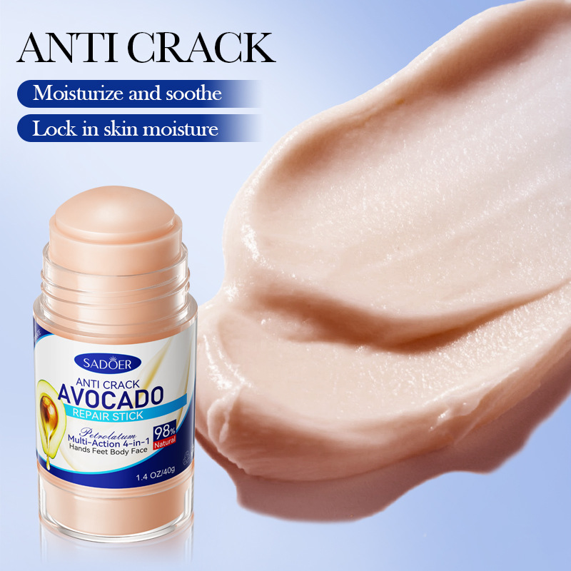 Full English SADOER Anti-Cracking Vaseline Avocado Anti-Cracking Foot Cream Cross-border export wholesale Application Scenario
