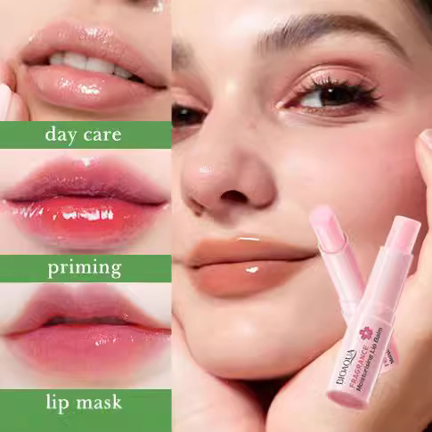 All-english BIOAOUA Cherry Blossom Scented Moisturizing Lipstick Autumn and Winter Anti-Cracking Lipstick Cross-border export wholesale details Picture