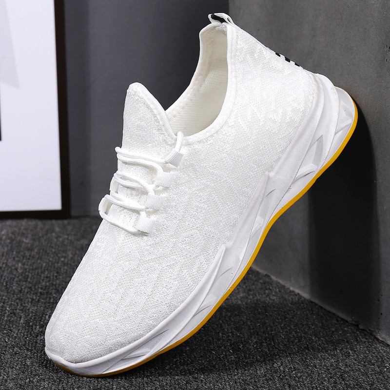 Sports shoes Trend 2023 New Men's summer Breathable Fei-woven sports shoes Men's casual shoes manufacturer wholesale details Picture