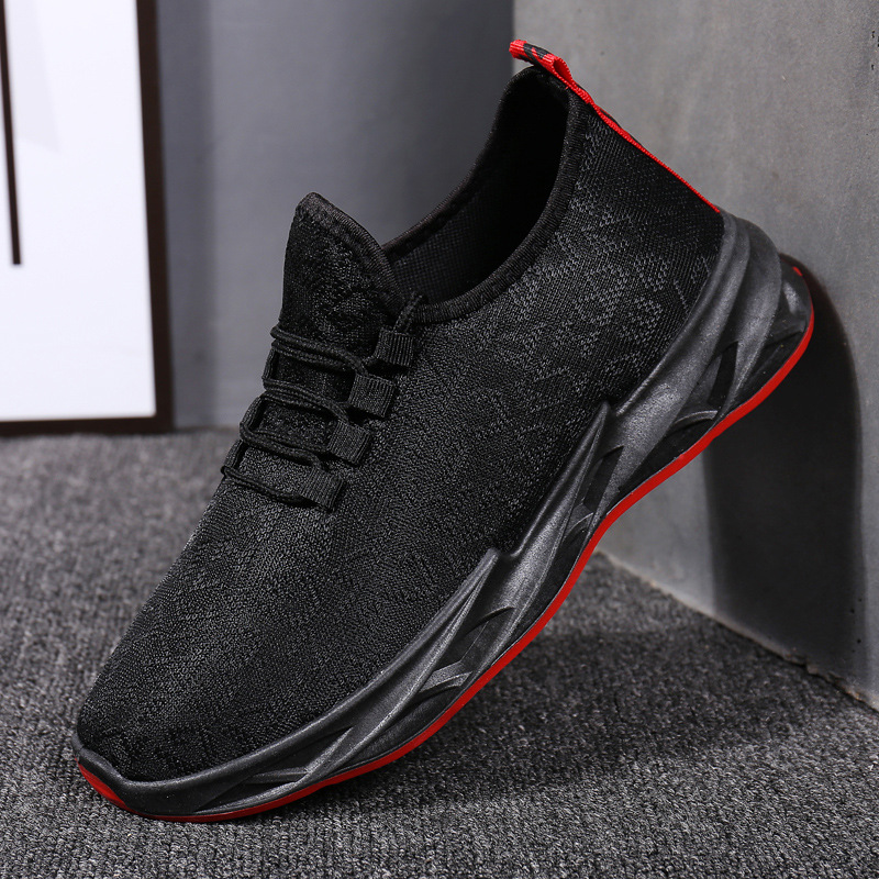 Sports shoes Trend 2023 New Men's summer Breathable Fei-woven sports shoes Men's casual shoes manufacturer wholesale full figure