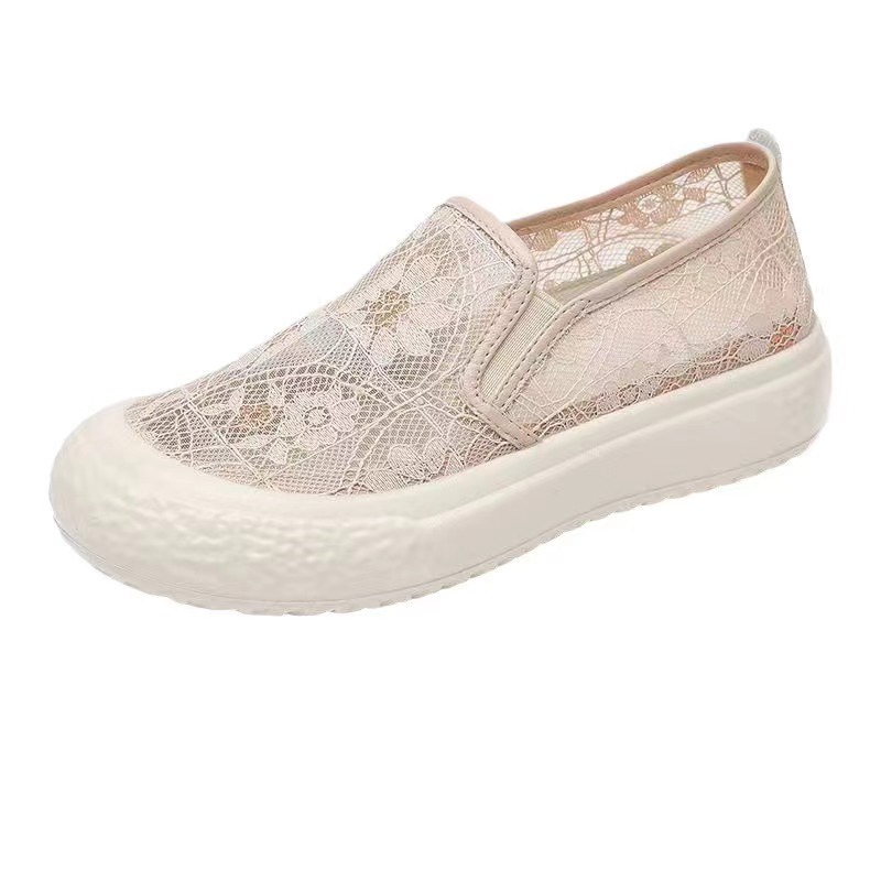 Casual shoes for women 2024 New style Fisherman shoes for women, breathable mesh shoes for women, shallow opening shoes for women, foreign trade consignment shoes for women Item Picture