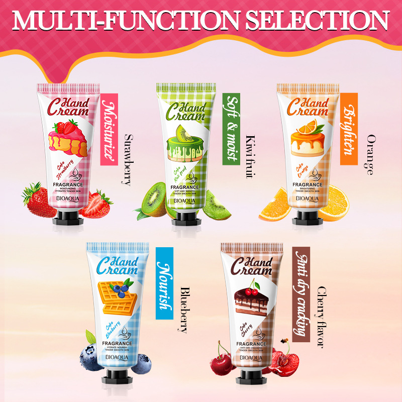 All-english BIOAOUA Scented Moisturizing Hand Cream Set for autumn and Winter, cross-border export wholesale Application Scenario