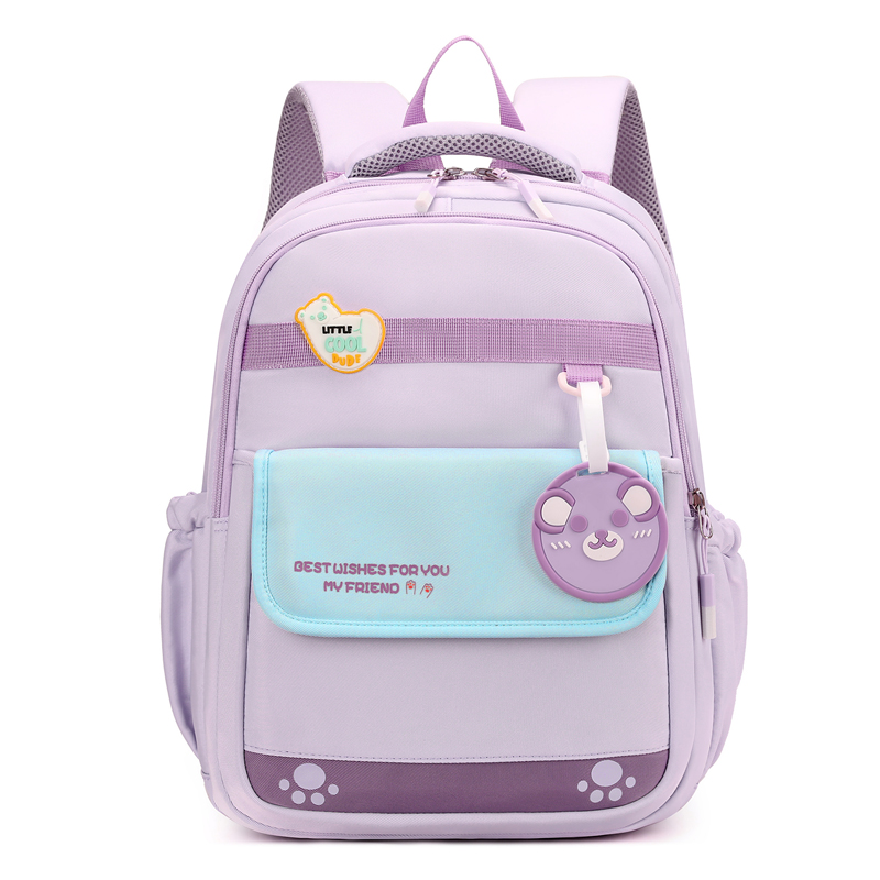 跨境书包少女韩版简约高颜值双肩背包护脊儿童书包大容量背包百搭校园双肩包旅游休闲背包新品英伦风小学生书包ins风背包