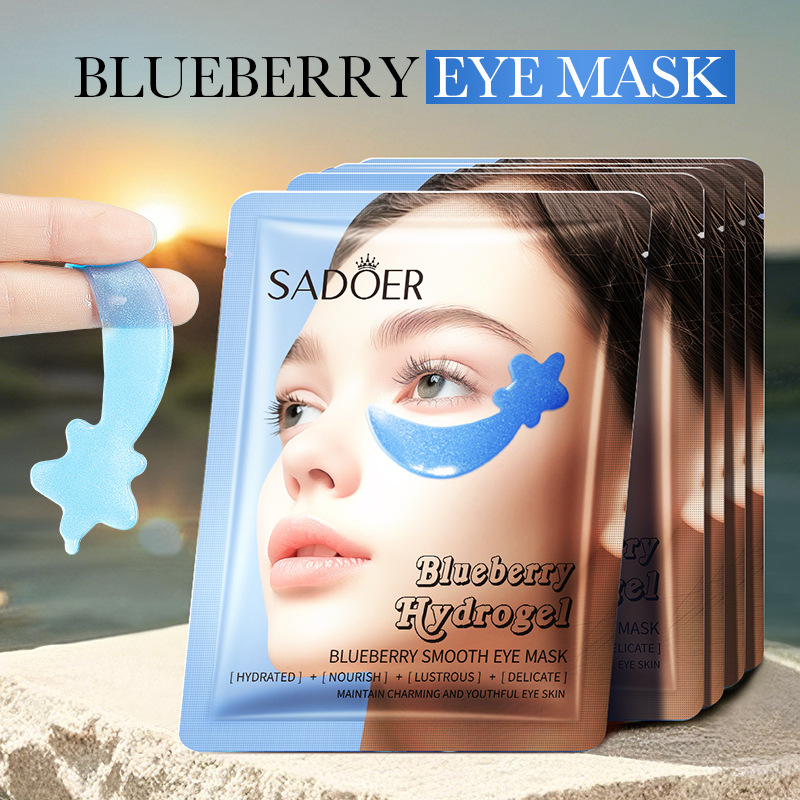 Full English SADOER Blueberry Watermelon Smooth Eye Mask Moisturizing and Nourishing Eye Patch Cross-border export wholesale details Picture