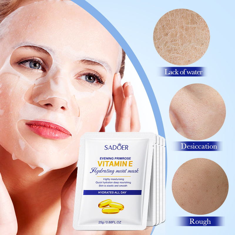 SADOER Evening primrose Vitamin E High Moisturizing Hydrating Mask Cross-border export wholesale details Picture