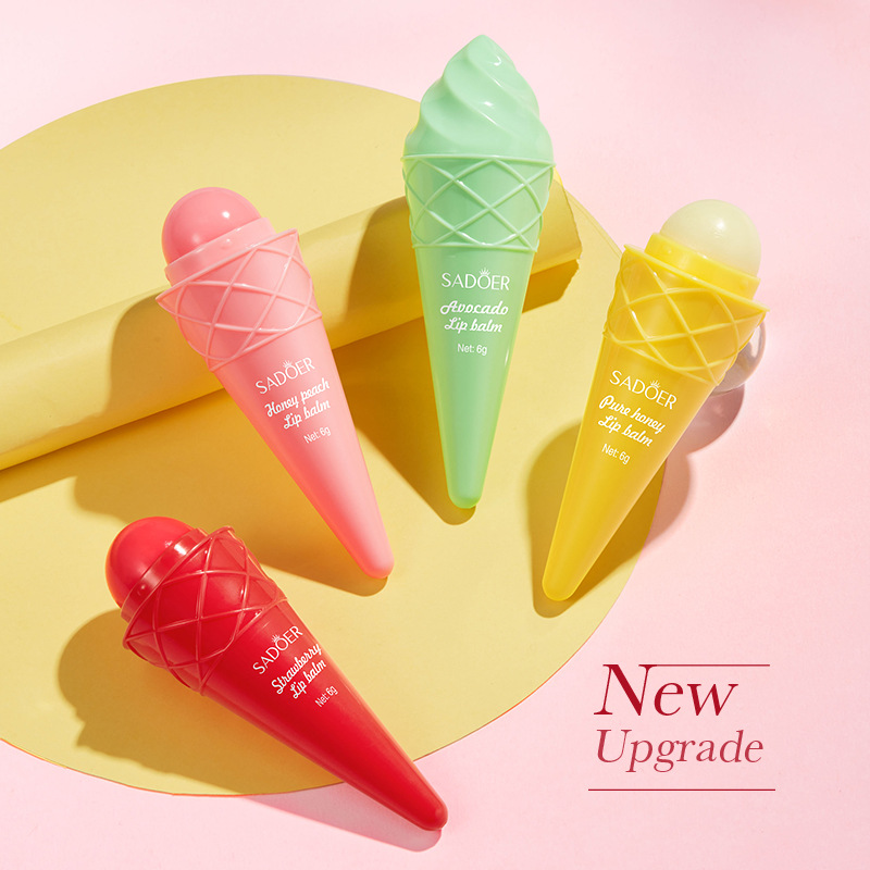All-english SADOER Avocado Hydrating and Moisturizing Lip Balm Anti-Cracking Lip Balm cross-border export wholesale details Picture