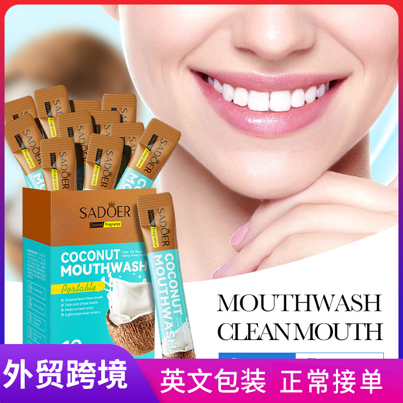 SADOER coconut Fruit Extract Mouthwash for cleaning teeth and refreshing the mouth, cross-border export wholesale full figure