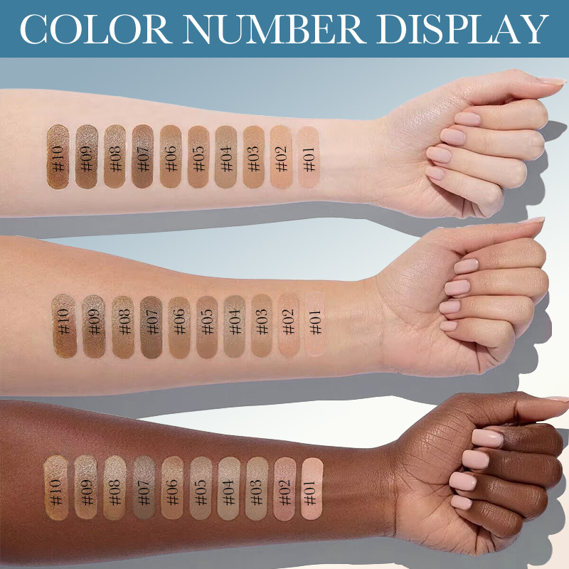 Cross-border export wholesale of all-English SADOER Concealer Long-lasting Foundation, Contouring and skin-smoothing BB Cream Specification drawing