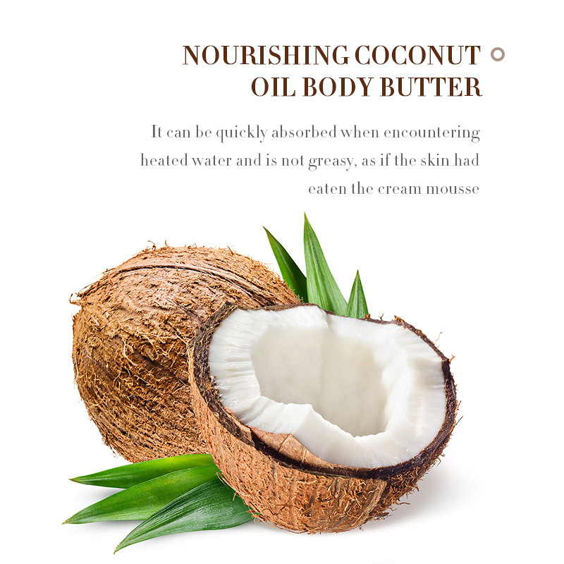 Full English SADOER Coconut Moisturizing Body Butter Moisturizing and Leaving Fragrance Body Cream Cross-border export wholesale Item Picture