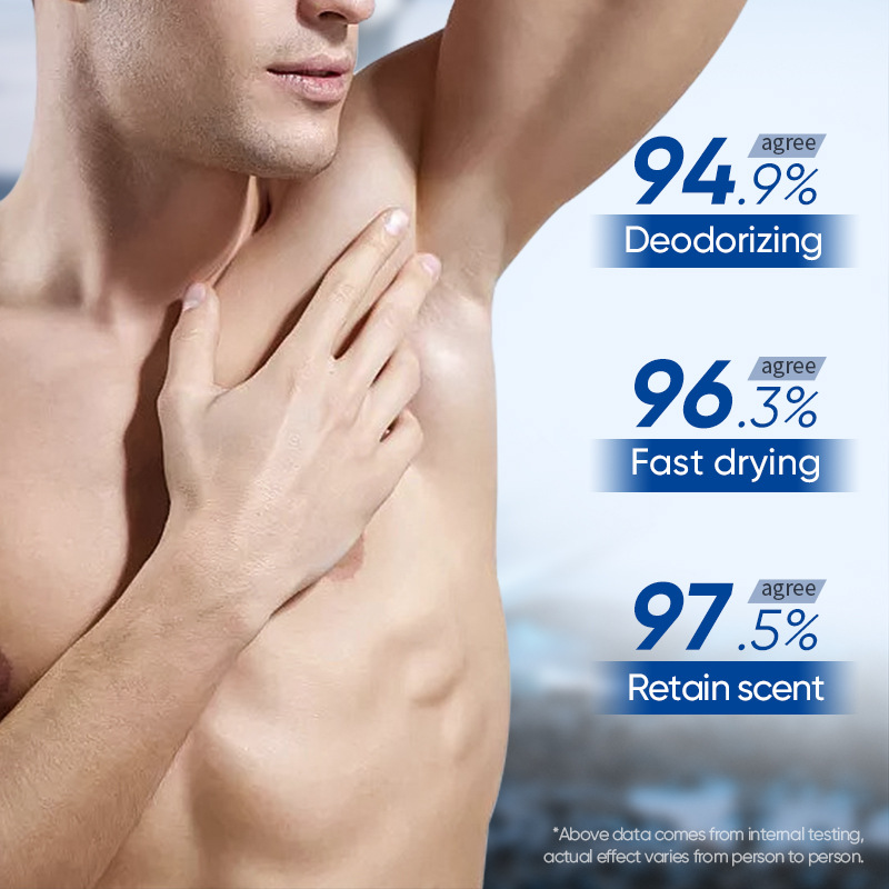All-english SADOER men's antiperspirant sticks leave a refreshing and invigorating scent. Summer antiperspirant sticks are available for cross-border export wholesale Specification drawing