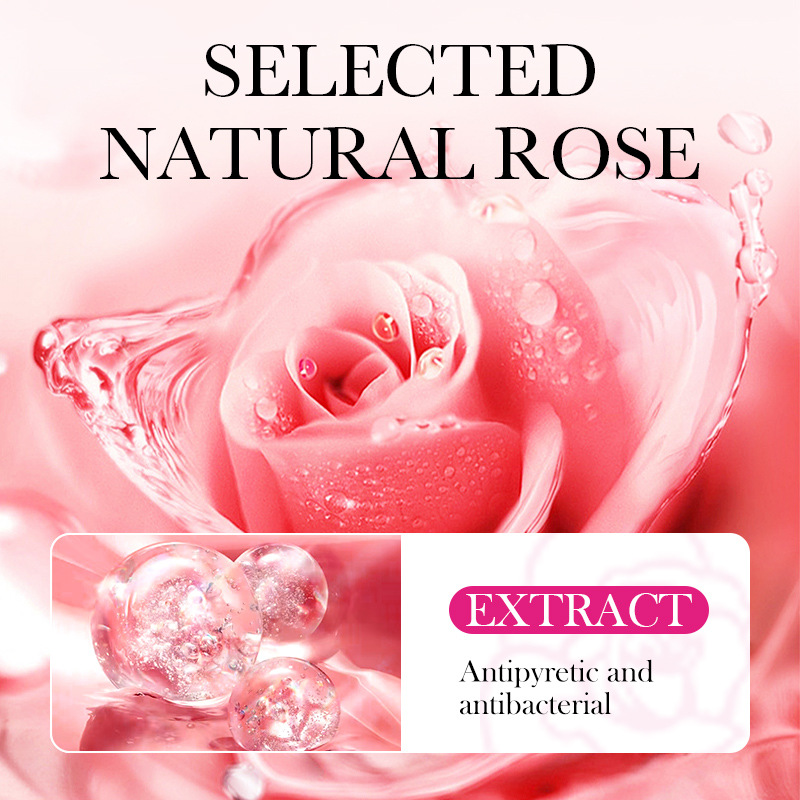 Cross-border wholesale of SADOER Rose Whitening Double-sided Hair removal Wax Paper, armpit and leg Clean Hair Removal Cream Specification drawing