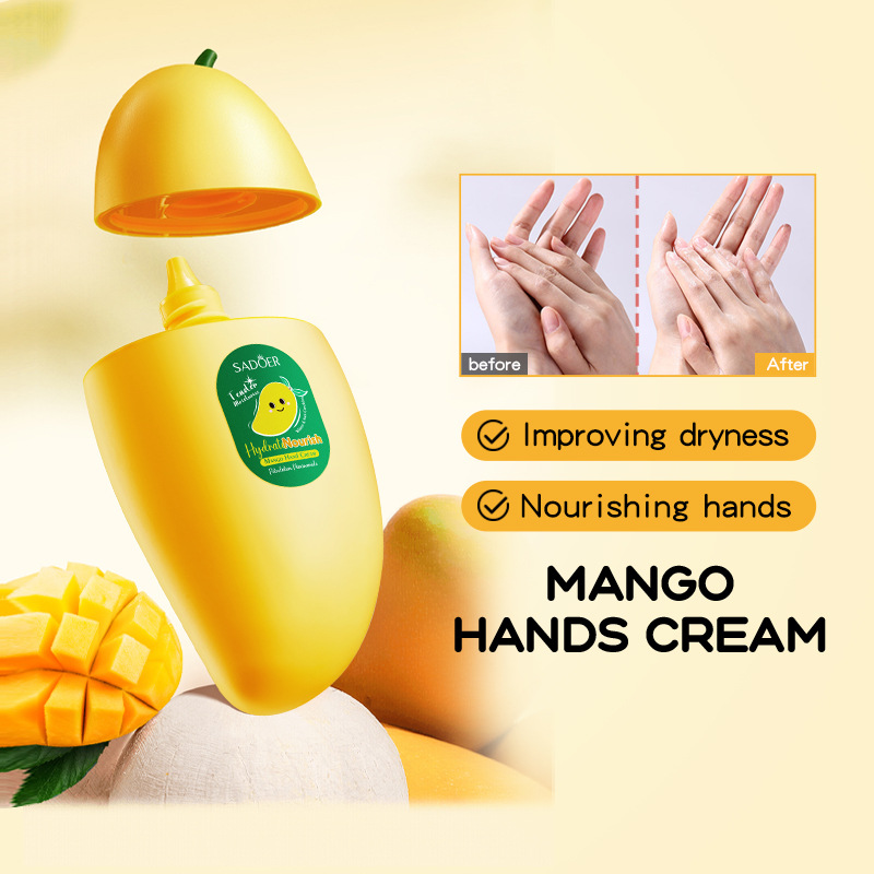 SADOER Mango Vaseline Hydrating and Nourishing Hand Cream for Autumn and Winter cross-border export wholesale details Picture