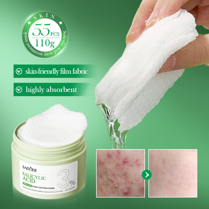 Cross-border wholesale of SADOER salicylic acid acne Cotton Mask for students Item Picture