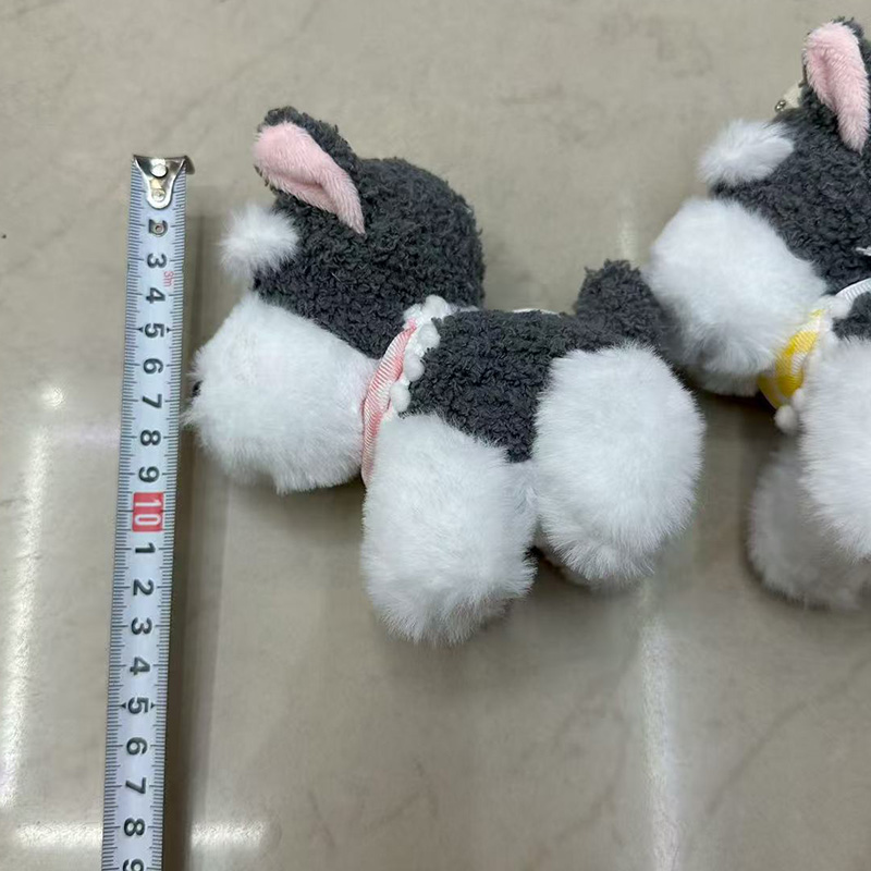 Schnauzer Plush Toys, Animal Dogs, Anthropomorphic Creative Dolls, Cartoon Accessories, Plush Figurines, Keychains, Cloth Dolls, Cute Decorative Gifts, Claw Machine Factory Direct Sales Application Scenario