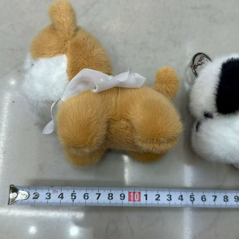 Pearl Schnauzer plush toys, dog animal personification creative dolls, cartoon accessories, plush figurines, keychains, cloth dolls, cute decorations, gifts, claw machine factory direct sales Application Scenario