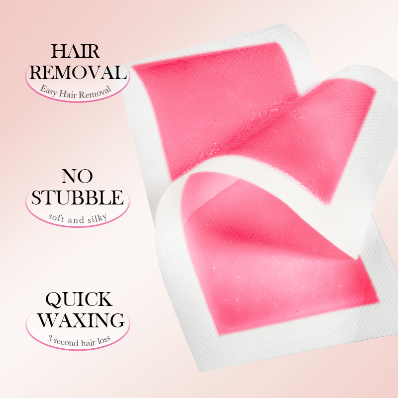 Cross-border wholesale of SADOER Rose Whitening Double-sided Hair removal Wax Paper, armpit and leg Clean Hair Removal Cream details Picture