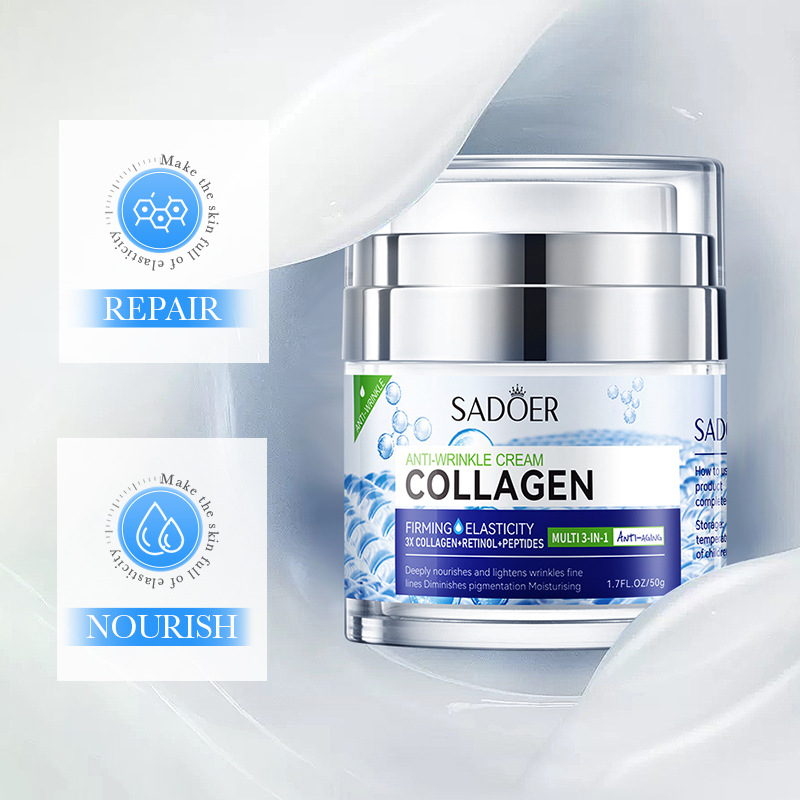 Cross-border export wholesale of SADOER Collagen Moisturizing Anti-Wrinkle Cream, Hydrating, rejuvenating and firming Face Cream details Picture
