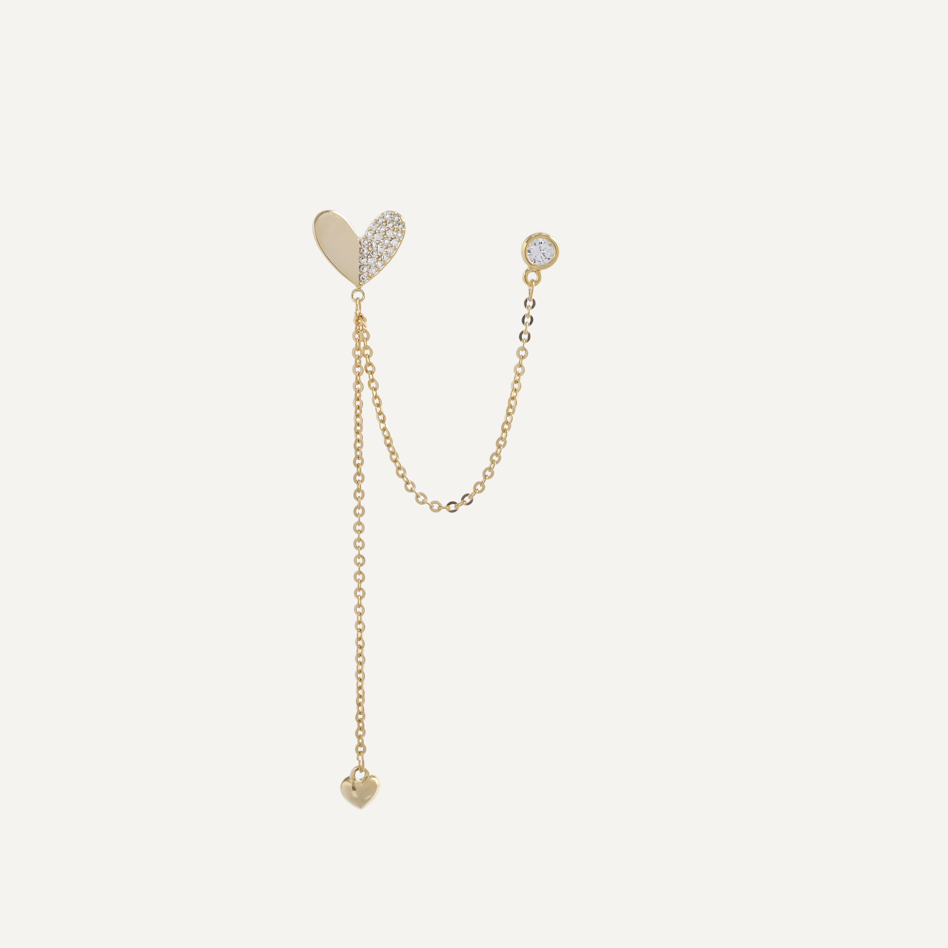 郁金香耳环/饰品徽镶嵌锆石耳环/贝珠耳钩/饰品项链/欧比雅比白底实物图