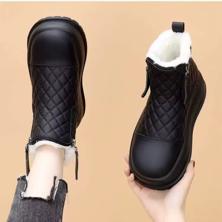 Fashionable snow boots for women 2024 autumn/winter new wholesale cross-border student ankle boots, cotton shoes with fleece and thickened Dr. Martens boots Application Scenario