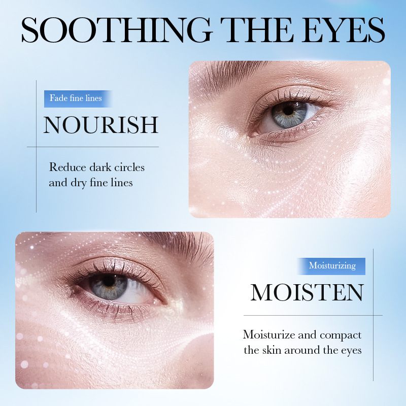 All-english SADOER Nourishing Coconut Oil Eye Mask for hydrating and moisturizing the eyes cross-border export wholesale Application Scenario