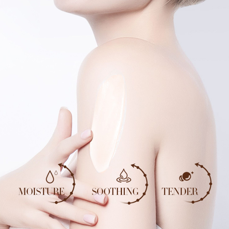 Full English SADOER Coconut Moisturizing Body Butter Moisturizing and Leaving Fragrance Body Cream Cross-border export wholesale Application Scenario