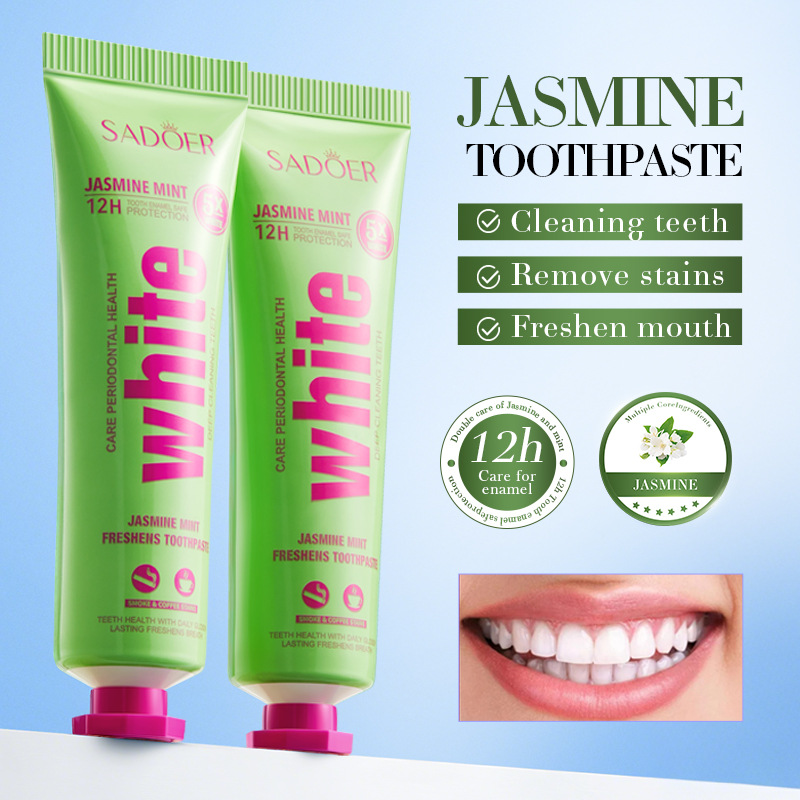 SADOER Jasmine Mint Refreshing Toothpaste for teeth cleaning, cross-border export wholesale details Picture