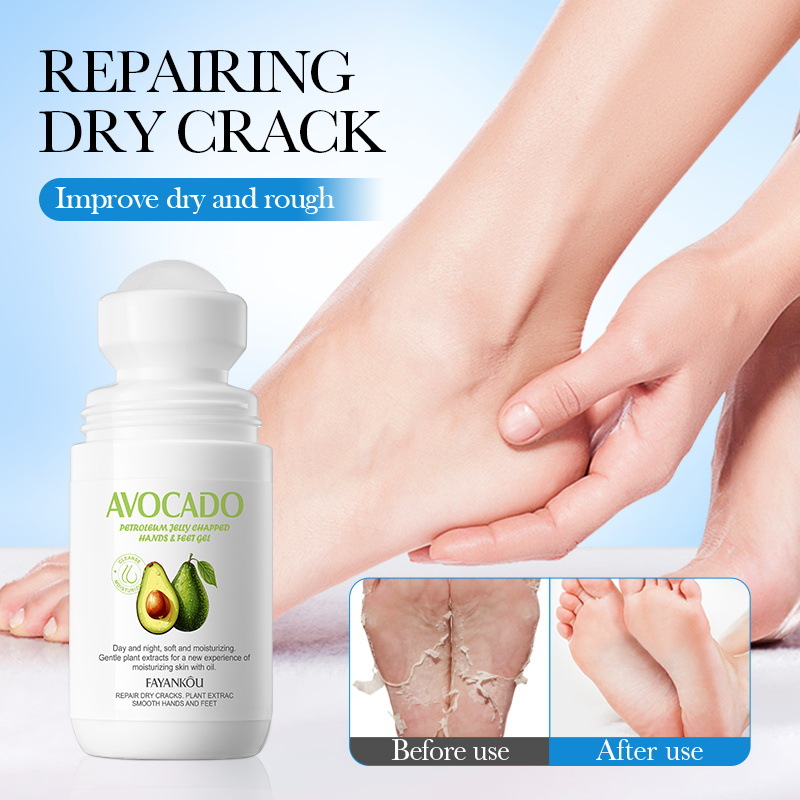 Full English FAYANKOU Avocado Vaseline Hand and foot chapping Gel Beads Gel Cross-border Trade wholesale details Picture