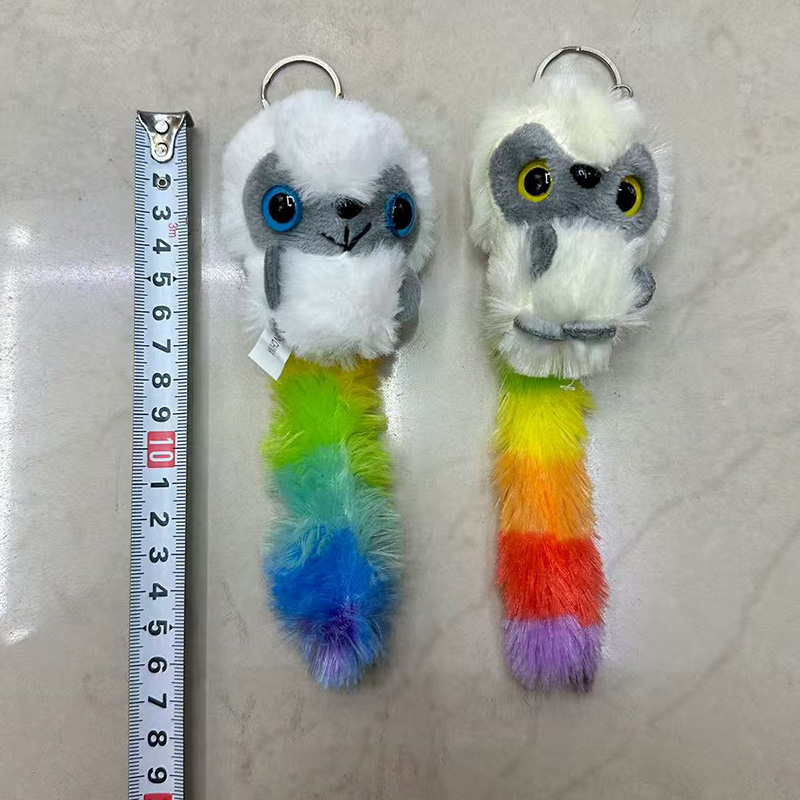 Crazy Monkey Plush Toys, Colorful Animals, Anthropomorphic Monkeys, Creative Dolls, Cartoon Accessories, Plush Figurines, Keychains, Cloth Dolls, Cute Decorations, Gifts, Claw Machine Factory Direct Sales Specification drawing