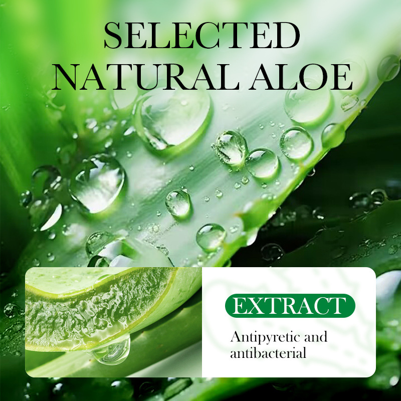 Cross-border wholesale of SADOER aloe Vera Gentle Soothing Double-sided hair removal wax Paper and body hair removal cream Specification drawing