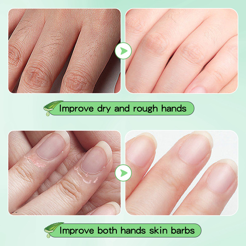 SADOER Aloe Vera Hyaluronic Acid Hydrating Nourishing Hand Cream Anti-Cracking Autumn and Winter Hand Cream Cross-border wholesale Specification drawing
