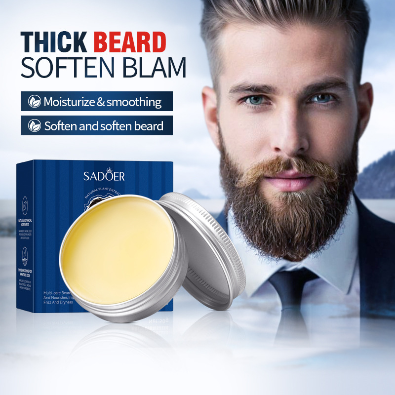 SADOER Beard Smoothing Cream, men's beard Care Moisturizing Beard Cream, cross-border export wholesale full figure