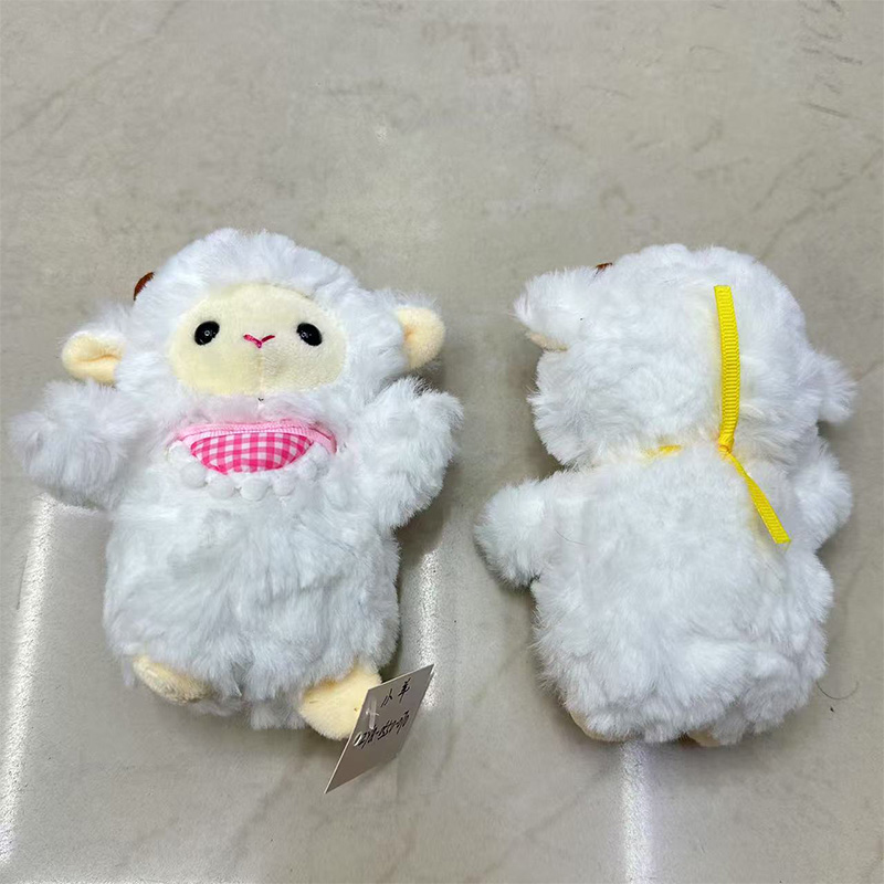 Scarves, Little Sheep Anthropomorphic Plush Toys, Cultural And Creative Souvenirs, Creative Dolls, Cartoon Peripheral Pendants, Plush Toy Pendants, Keychains, Cloth Puppet Pendants, Cute Decorative Gifts, Claw Machine Factory Direct Sales Specification drawing