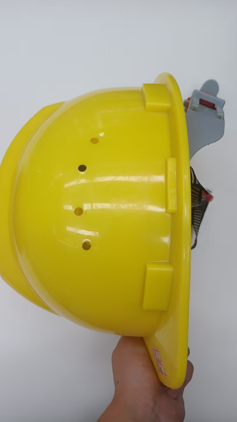 工地安全帽 ABS防砸V型透气防护头盔印字劳保工程施工 安全帽厂家