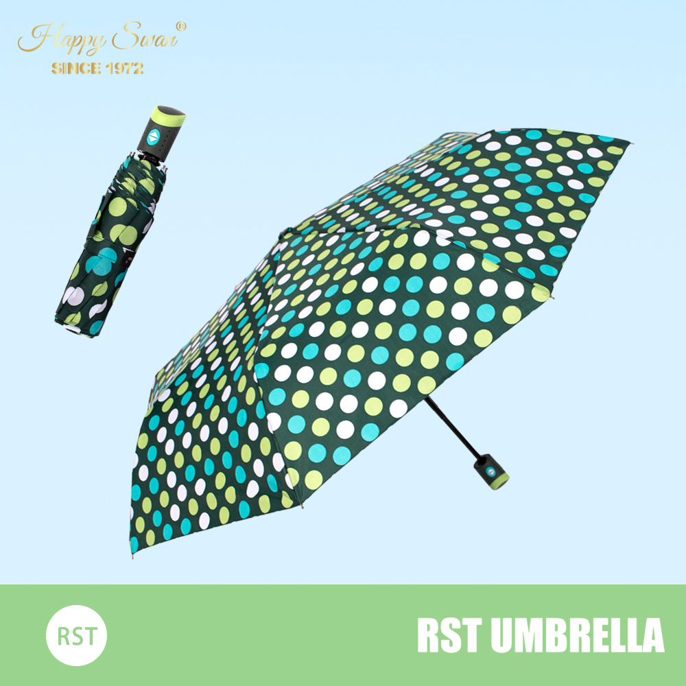 Xingbao Umbrella 3231 Color polka Dot Fully automatic umbrella, Women's polka dot umbrella, one-click opening and closing, windproof umbrella, three-fold, sturdy and durable umbrella wholesale Application Scenario