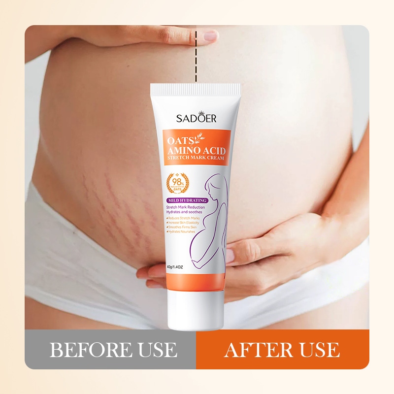Cross-border export wholesale of SADOER oat Fine Line Cream, gentle and non-irritating body lotion Item Picture