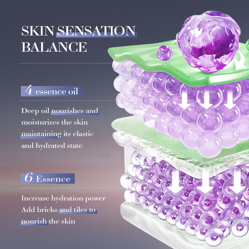 All-english SADOER Double-layer Essence Skin Care - Cross-border export wholesale of Grape Seed Oil Centella asiatica Essence Application Scenario