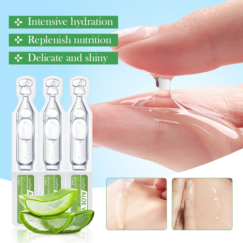 Cross-border export wholesale of SADOER Aloe Vera Hydrating and Moisturizing Essence in English Specification drawing