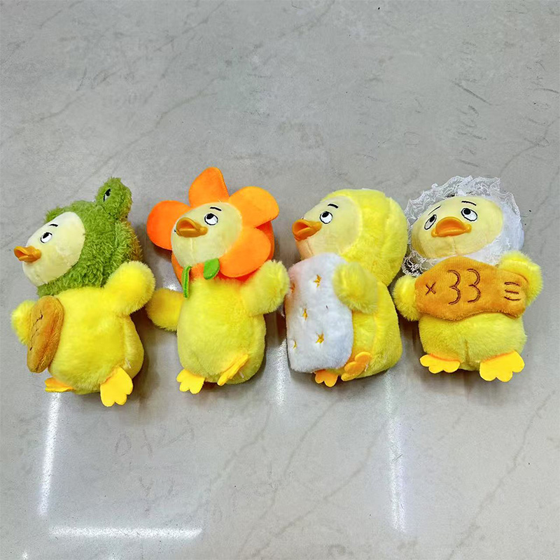 Annoying Duck Plush Toys, Anthropomorphic Animals, Dressing Creative Dolls, Cartoon Accessories, Plush Figurines, Keychains, Cloth Dolls, Cute Decorations, Gifts, Claw Machine Factory Direct Sales details Picture