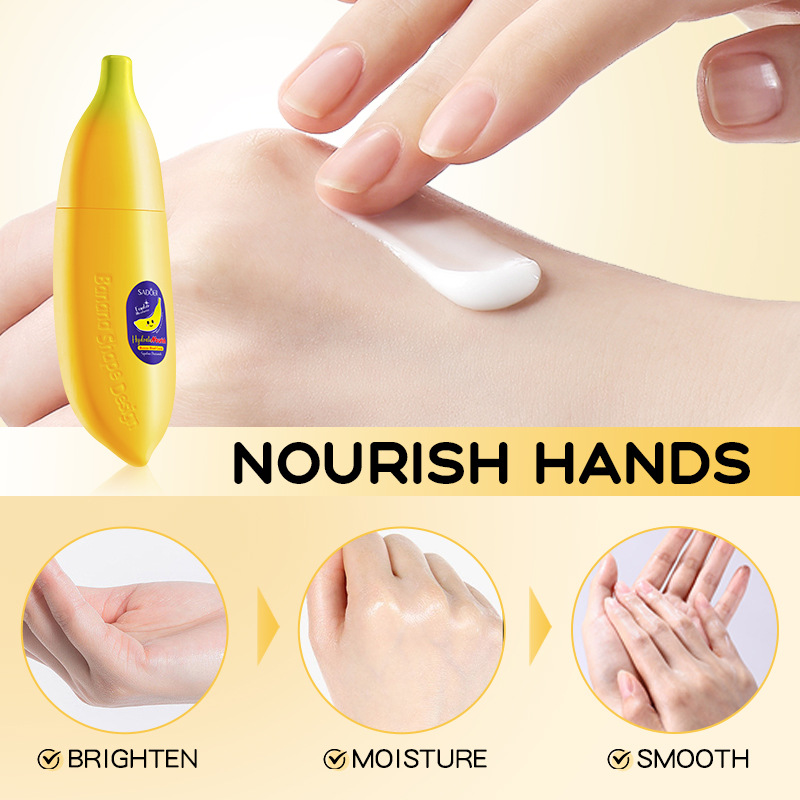 SADOER Banana Squalane Hydrating and Nourishing Hand Cream for Autumn and Winter cross-border export wholesale Item Picture